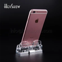Support en acrylique pour téléphone portable, 10 pièces, pour Iphone Samsung Huawei Xiaomi, Base pour téléphone portable, magasin de détail Apple android