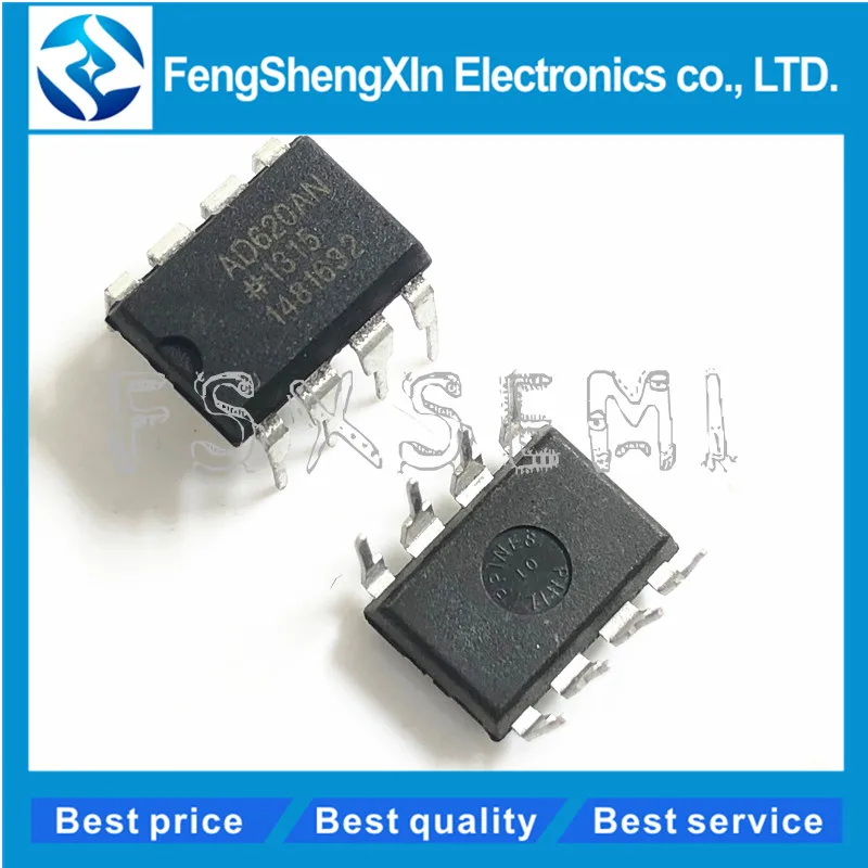 AD620AN AD620 DIP-8 низкая стоимость низкая мощность измерительный усилитель IC