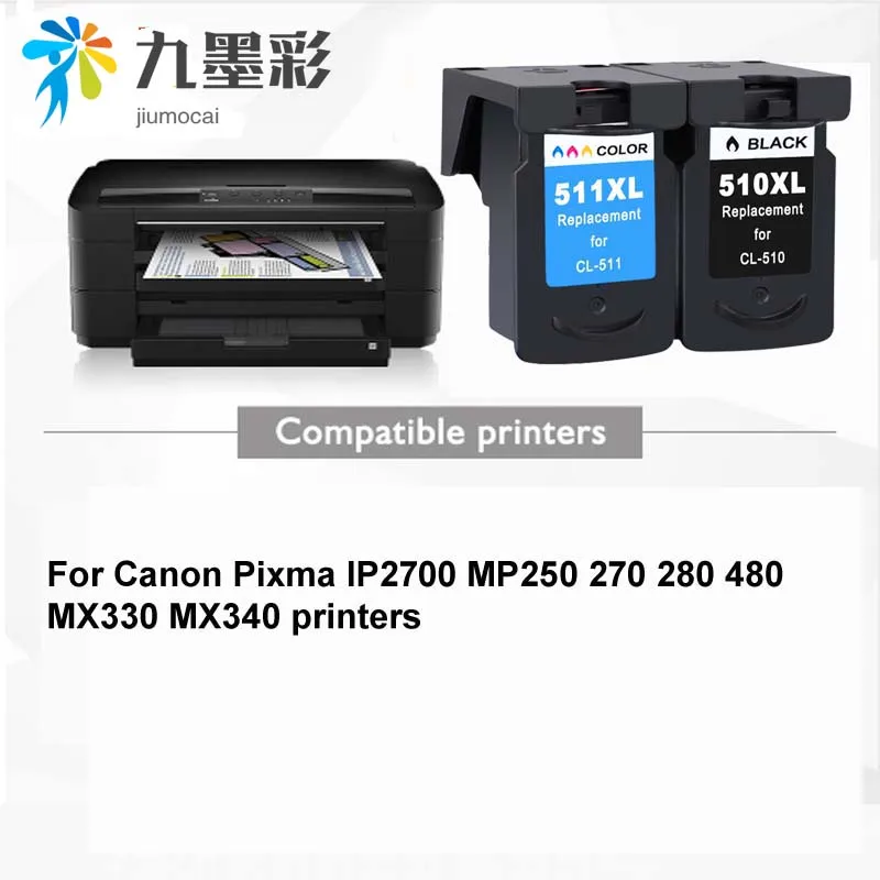 Pg510 cl511 сменный для Canon pg-510 pg 510 cl 511 чернильные картриджи PIXMA mp250 mp280 IP2700 MP240 MP270 MP480 MX320