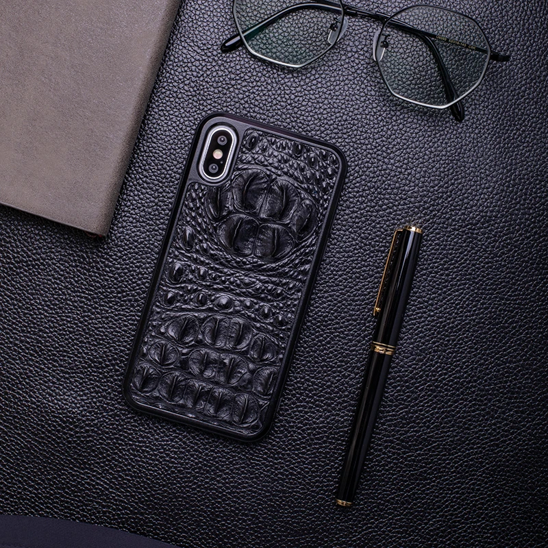 Лаковый чехол для телефона с крокодиловой текстурой для IPhone X XS Max XR для Apple 5 5S SE 6 6S 7 8 Plus защитный чехол для телефона - Цвет: 2