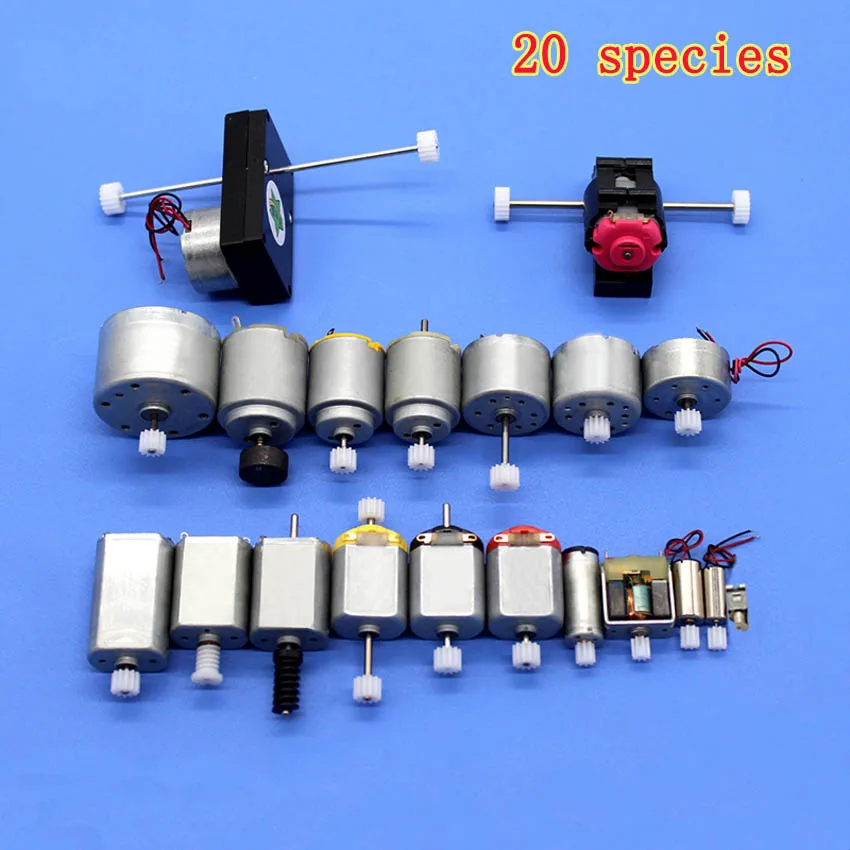 36PCS 1.5V-6V 0.3A 16000RPM Mini DC motor Micro DC Motor for DIY Toys  Hobbies Smart Car MOTOR 130 Small Motor