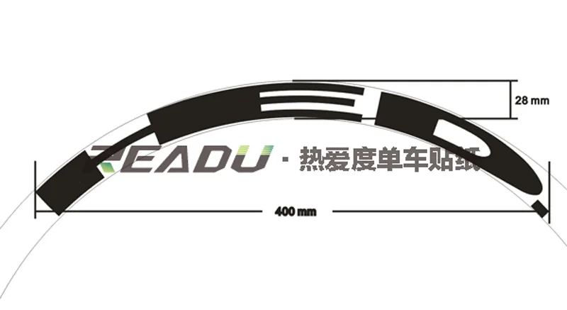 トライアスロンバイク HEDホイールステッカー1台分12枚.イメージです。 HED | gan well:岩井商会