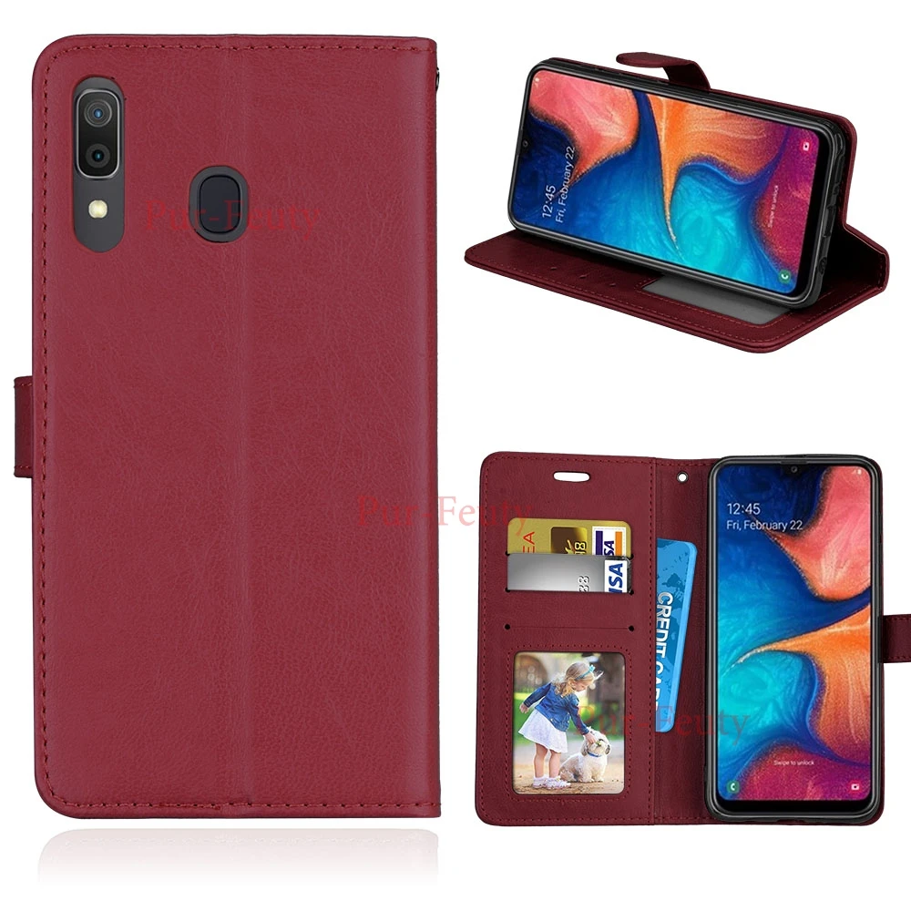 

Photo Frame Case For Samsung Galaxy A30 SM-A305FN/DS Case Flip Phone Leather magnetic Cover For Samsung Galaxy A20 SM-A205FN/DS