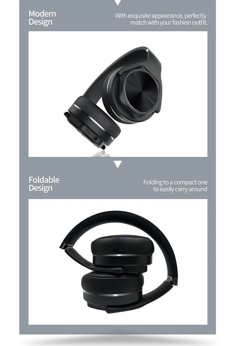 Bluetooth наушники и Динамик 2-в-1 внешний Динамик s и Earphonen Складная Беспроводной стерео аудио гарнитуры для IOS и Android