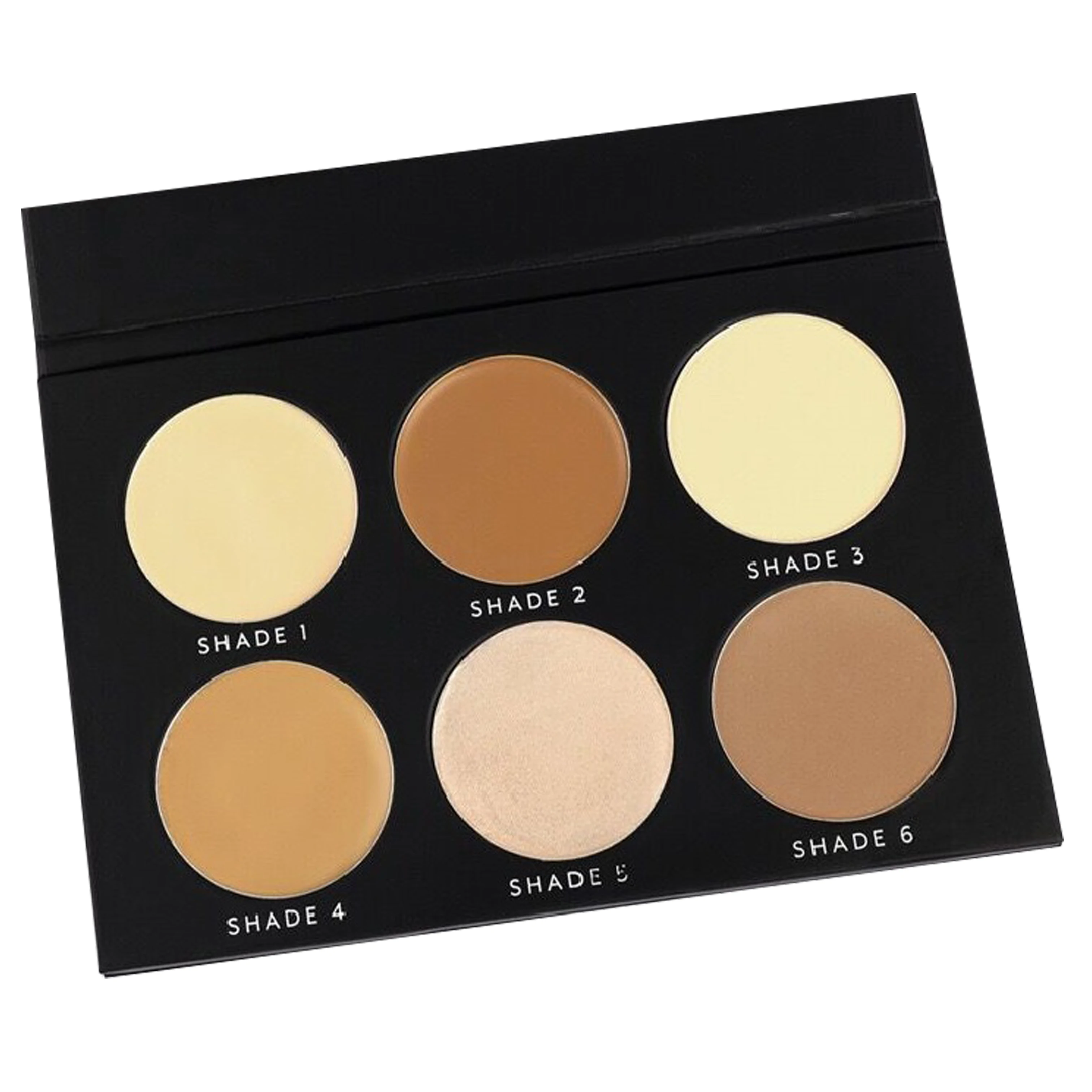 mixing powder highlighter with foundation