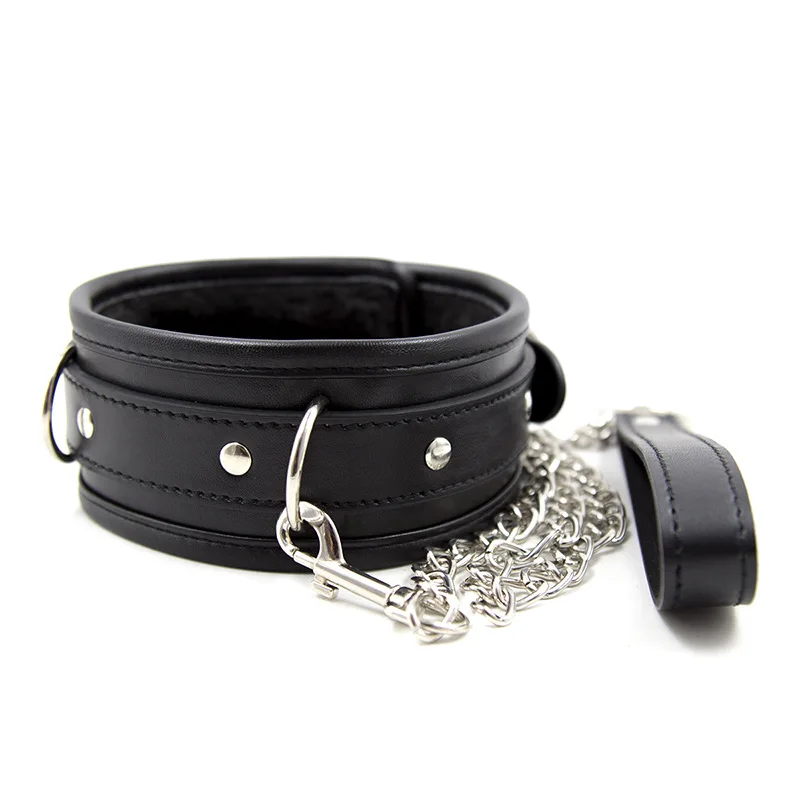 

Manufacturers Direct Selling Lock Covered Edge Neck Scarf Iron Chain Black And White with Pattern Sexy Aid Neck Scarf Tied Bonda