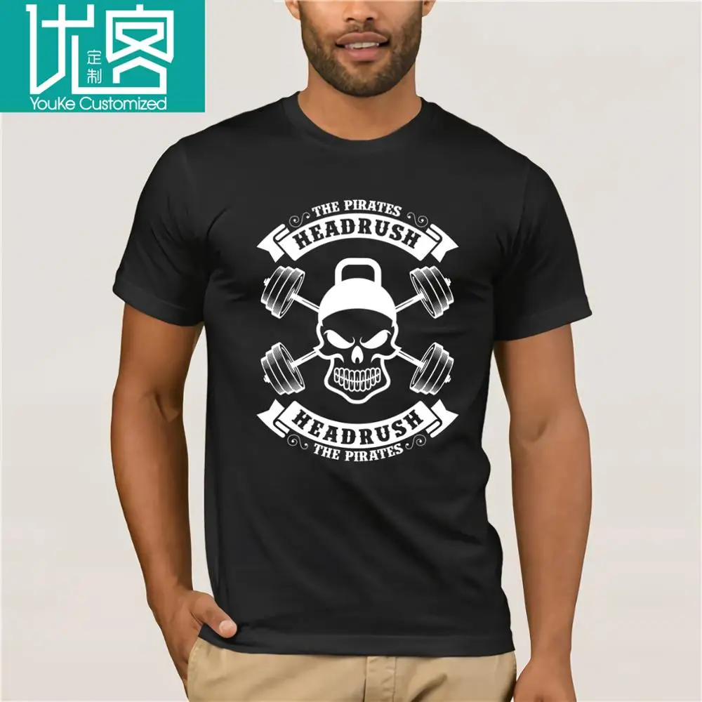HEADRUSH TRAININGER BODYBUILDING GYMER MOTIVATION T-Shirt WORKOUT CLOTHING TOP Mens T Shirts Fashion 2018 Clothing | Мужская одежда
