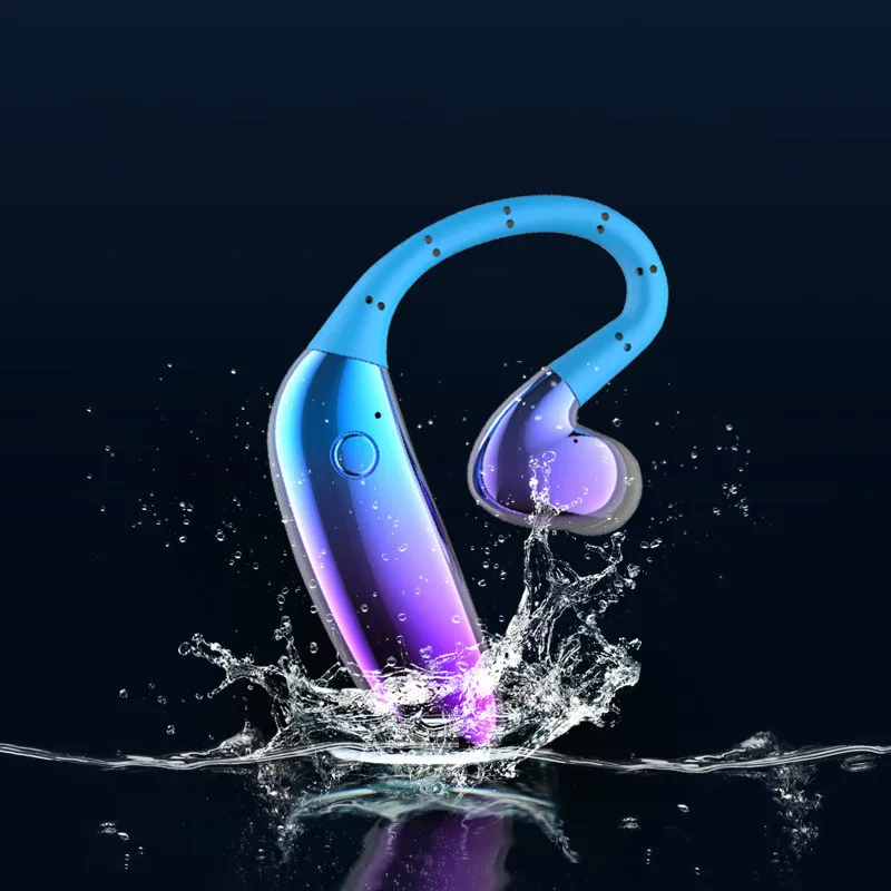 

D08 Wireless Bluetooth 5.0 Earphone Ear-hook Sports Dynamic Earbuds in-ear Earphones Handsfree for iPhone Xiaomi LG Huawei