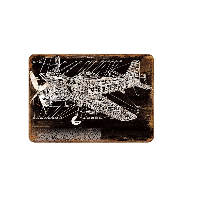 Синий Stinky Spitfire Ml Vb винтажные металлические знаки жестяная пластина знак украшение стены для кафе бар магазин и ресторан 8x12 дюймов - Цвет: Синий