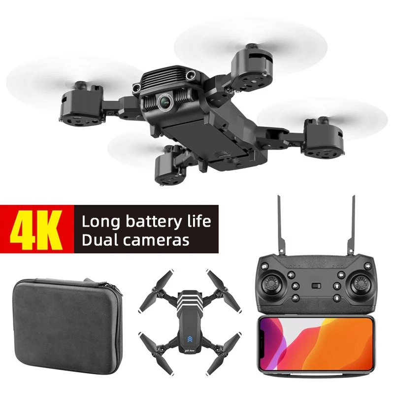 

LS11 Drones With Dual Camera HD 4K 1080p Quadcopter FPV Photography WiFi Helicopter Remote Control Foldable Toy Boy Teen RC Dron