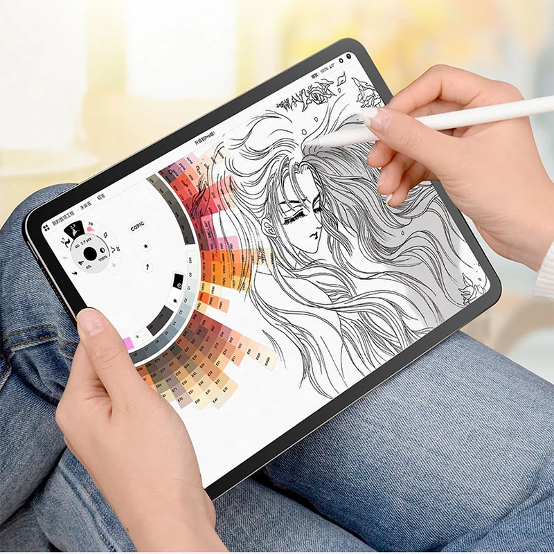 

Soft Paperlike Screen Protector for iPad 10.2 2019 9.7 2018 Pro 11 10.5 Air 2 3 Tablet PC Matte Painting Film For Apple Pencil