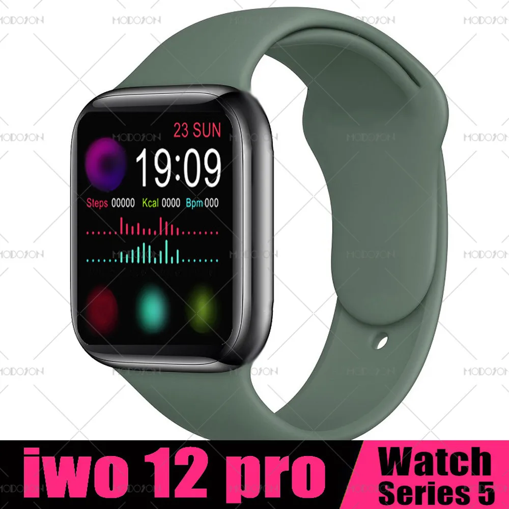Смарт часы MODOSON iwo 12 Pro Series 5 Bluetooth пульсометр артериальное давление умные T5 PK 13 14