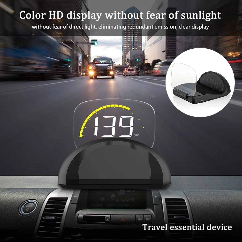 Новое поступление C700s автомобильный Hud Дисплей Obdii+ gps Предупреждение предупреждение о превышении скорости зеркало цифровой проекционный Автомобильный дисплей