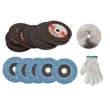 Disque de coupe en métal pour Mini meuleuse d'angle 12V, feuille de polissage