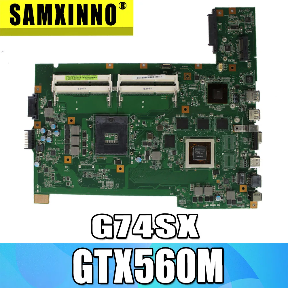 17 дюймов ноутбук G74SX материнская плата для ноутбука GTX560M видеокарта For Asus G74S Тест