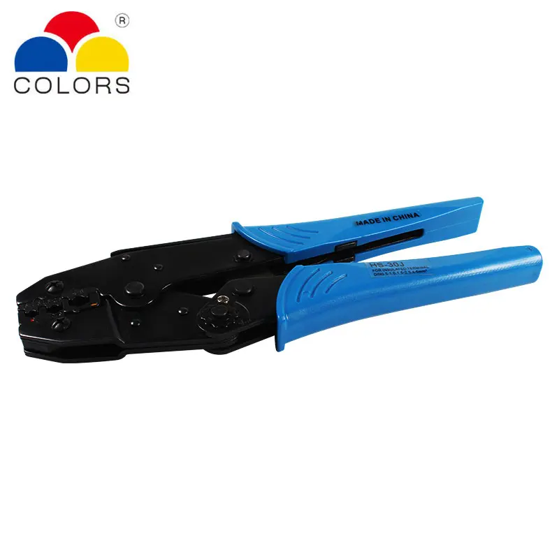 280pcs/Box Full Insulated Fork U-type Set HS-30J Terminals Crimping pliers Connectors Assortment Kit 0.5-6mm2 crimping toos