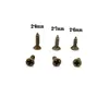 100PCS mm 2*6mm 2*7mm 2*8mm 2.5*8mm 2.5*10mm Flat head screw Carpenter's small screw Furniture wooden box hardware accessories ► Photo 3/6