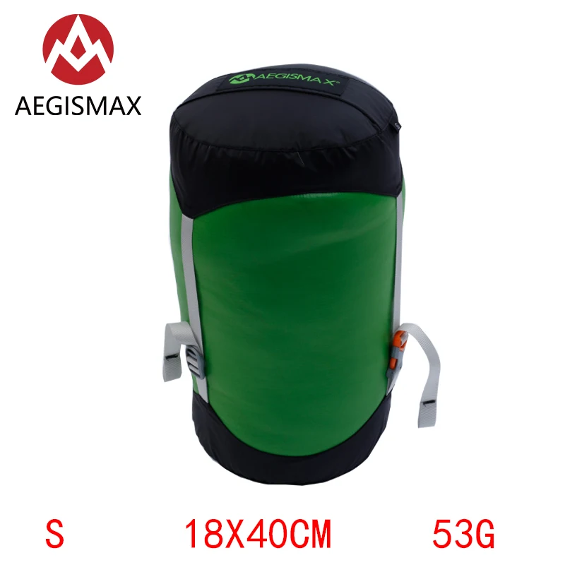 AEGISMAX Высококачественная нейлоновая сумка для кемпинга на открытом воздухе, компрессионный мешок, сумка для хранения, спальный мешок, аксессуары - Цвет: S
