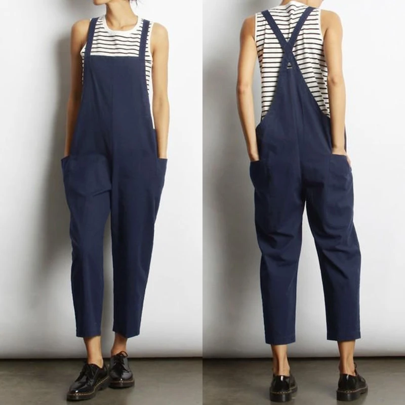 plus size linen overalls