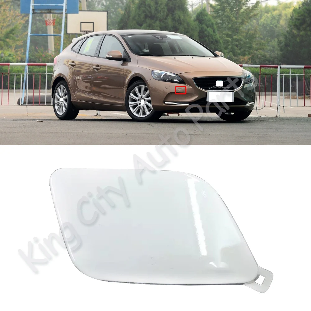 Крышка QX для Volvo V40 2013-авто передний бампер буксировочный Тяговый крюк крышка прицепа крышка буксировочного отверстия Крышка отделка оболочки капот Замена
