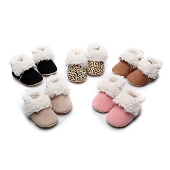 

BABY BOY GIRL SHOES BOOT NEW WINTER WARM INFANT LEOPARD PRINT CASUAL PU LEATHER BOOTS TODDLER SHOES 0-18M