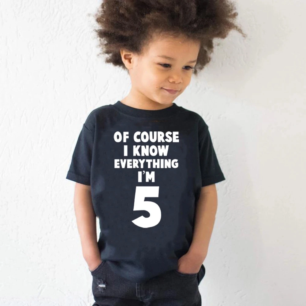 5th birthday t shirt boy Clearance