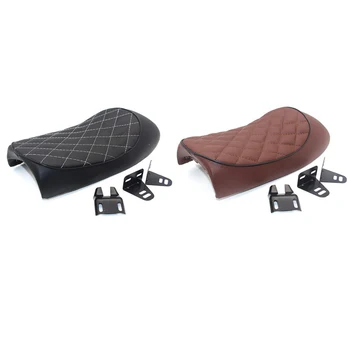 

Vintage Hump Saddle Motorcycle Seat Retro Scramble Cafe Racer Seat Flat For Gn Cb350 Cb400 Cb500 Cb750 Sr400 Xj Xs