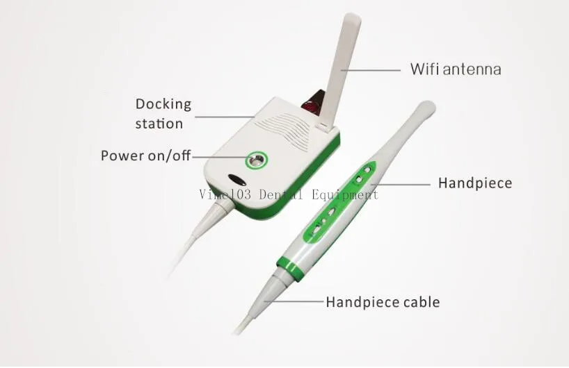Free Shipping MD-2000C CMOS VGA intraoral camera form monitor with U disk