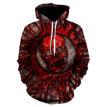 

Cloudstyle Skull Hoodies Hot Selling Hooded Sweatshirt Streetwear Style Pullover Plus Size Sportwear 3d Tracksuits