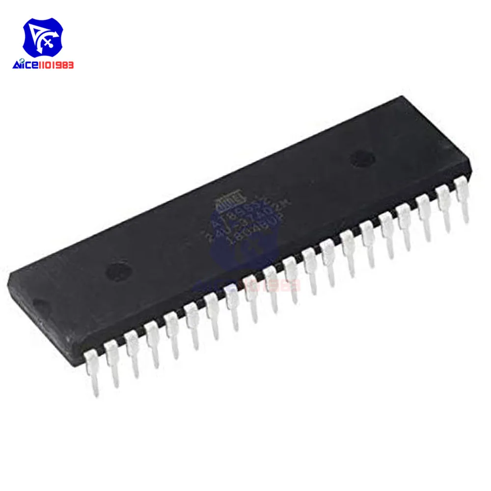 Чипы diymore IC AT89S52 AT89S52-24PU микроконтроллер Atmel DIP-40 оригинальная интегральная схема |