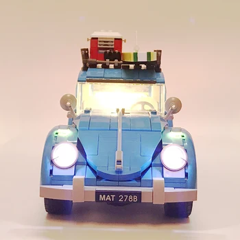 

MODIKER USB Lighting Component Parts Small Particle Building Block Accessories Educational Toys for Car 10252