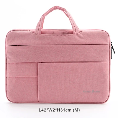 Pink (M) Victoriatourist сумка для ноутбука 1" 15,6" Мужская Женская деловая сумка стильный портфель многослойная космическая сумка-мессенджер - Цвет: Pink (M)