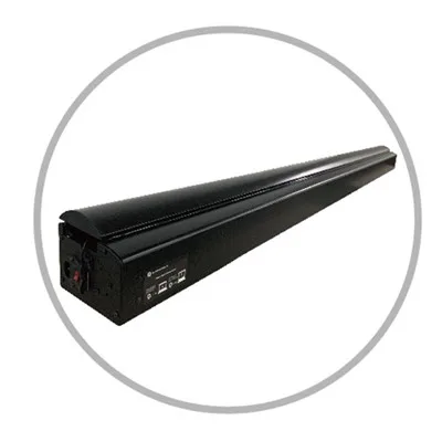 16:10 Portable Stage Electric Floor-Rising Projection Projector Screen, with PET black crystal ALR material