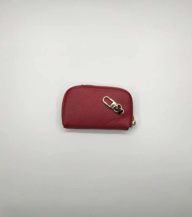 Женский мужской кожаный кошелек на молнии сумка Автомобильный ключ кошельки модная многофункциональная ключница Держатели