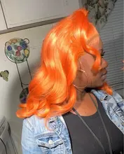 Body-Wave-Bundles Closure Remy-Hair Orange Fast-Usa with Blonde 3