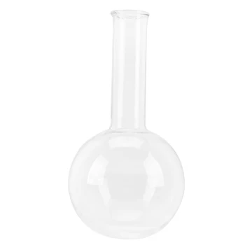 

1pc Experiment Flask Round-bottom Transparent Thin-mouth Flask for Laboratory