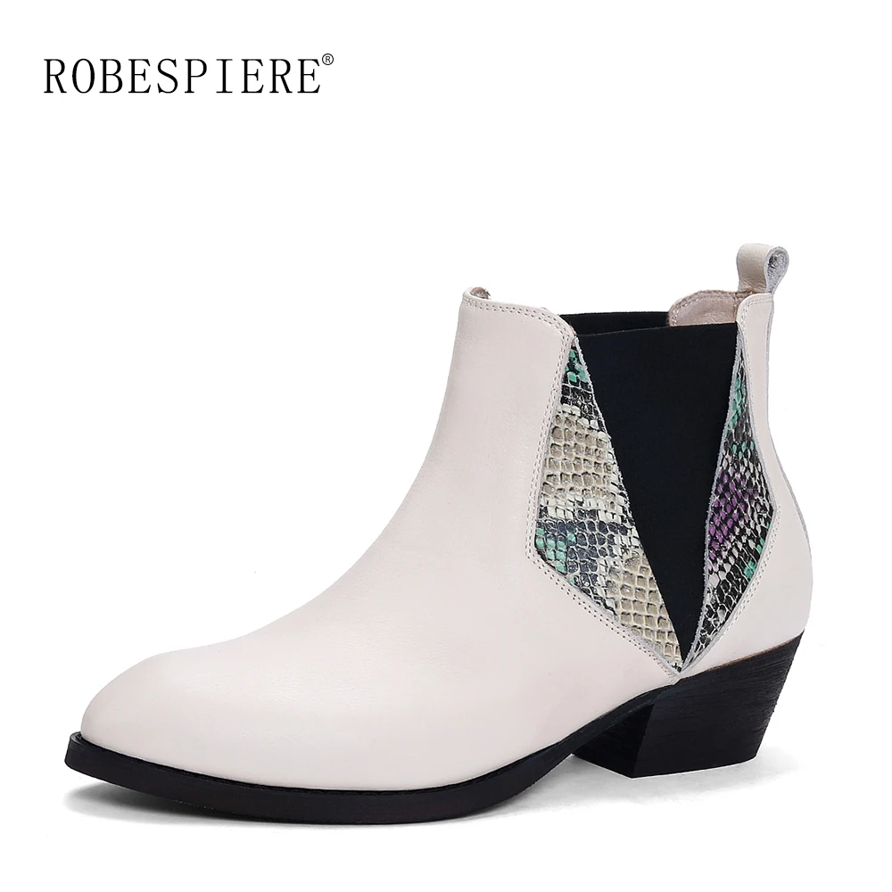 snake print western ankle boots