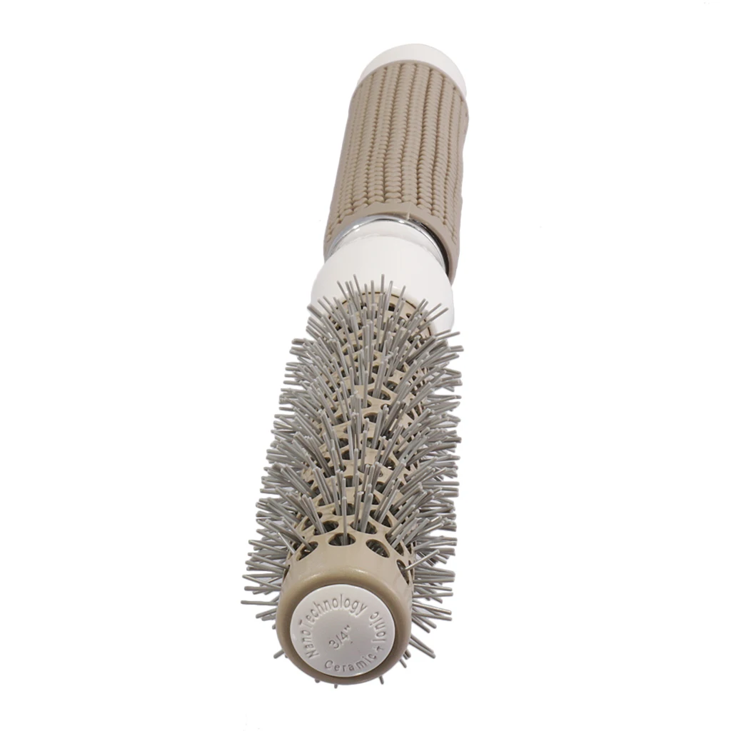 Salon Styling Hair Brush Curly Hair Small Round Brush Grey Comb Hairbrush