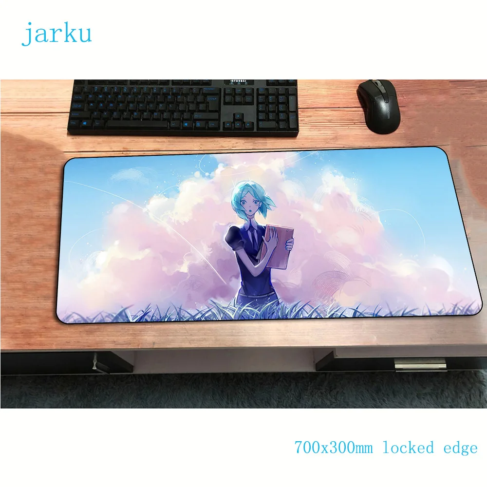 Houseki no Kuni mouse pad gamer Beautiful mousepad rubber desk mat 700x400x4mm gaming accessories pc xl keyboard oversized |