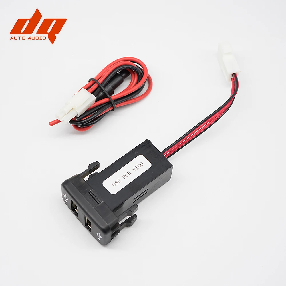 For Toyota 5v 2.1a Double Usb Socket Automotivo Car Dual Usb Adapter