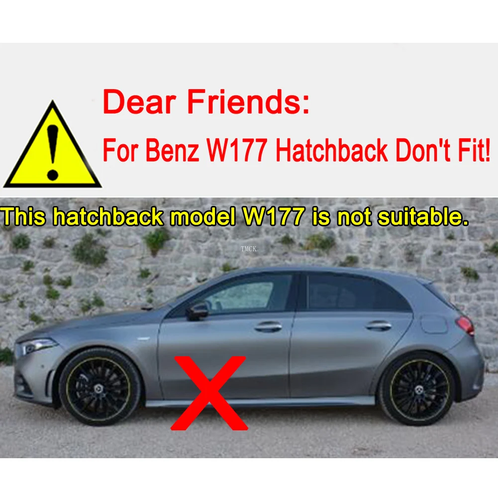 Автомобильные аксессуары для Mercedes Benz A Class W177 V177 A180 A200 2019 2020|Наклейки на