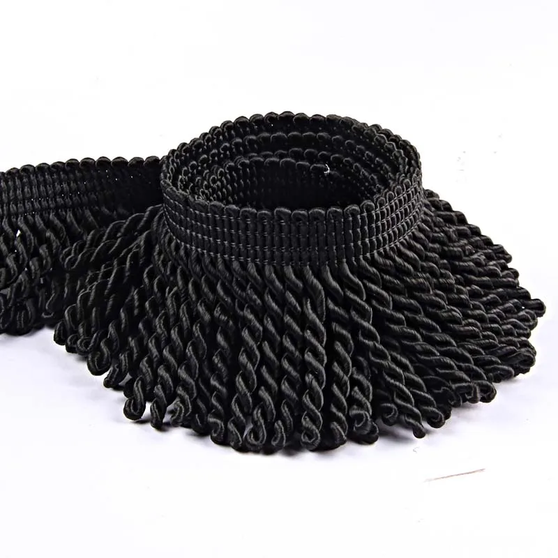 Braided Tassels Curtain Lace Trim DIY Decorative Accessories 10Yard/Lots 6cm Width