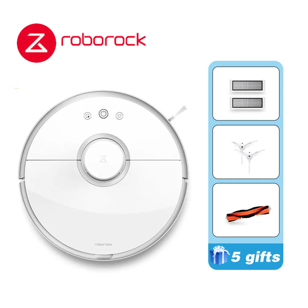 S50 XIAOMI MIJIA Roborock S50 S55 робот-пылесос 2 для дома автоматическая подметание пыли стерилизация мытья Швабра Смарт планируемый wifi - Цвет: S50