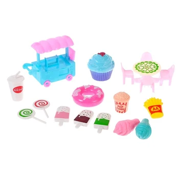 

Set of food products "for a sweet tooth", with accessories