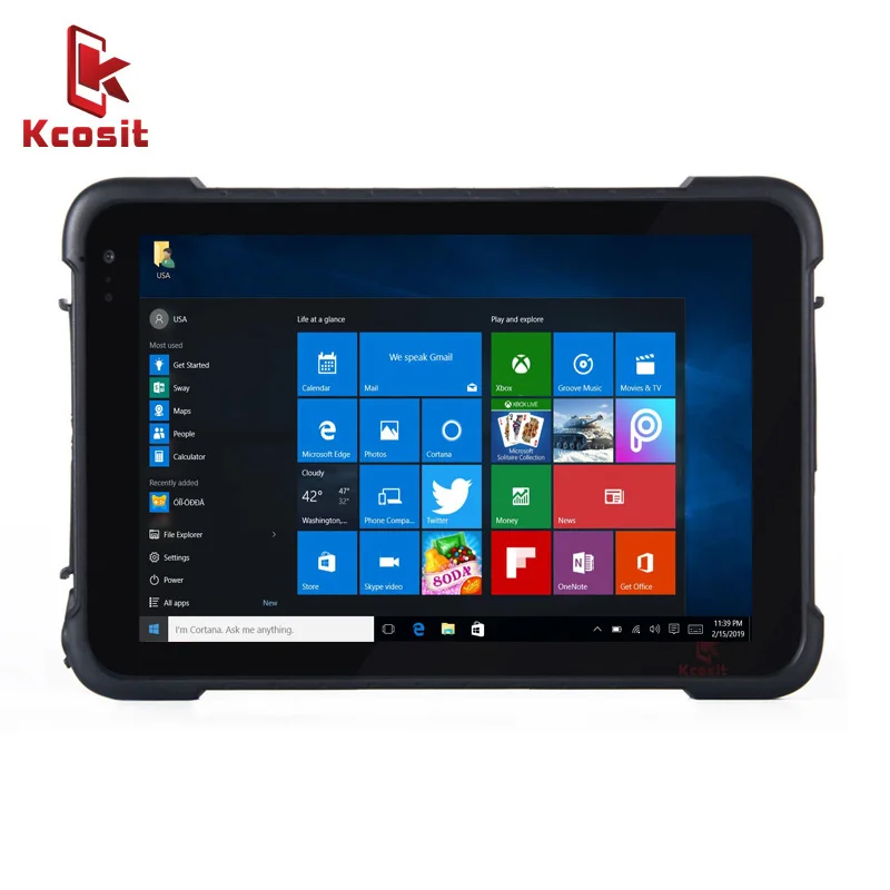 Оригинальный Kcosit K86 8 дюймов планшеты с windows 10 фаблет intel z8350 четырехъядерный водонепроницаемый HDMI USB 8500 мАч 3g gps
