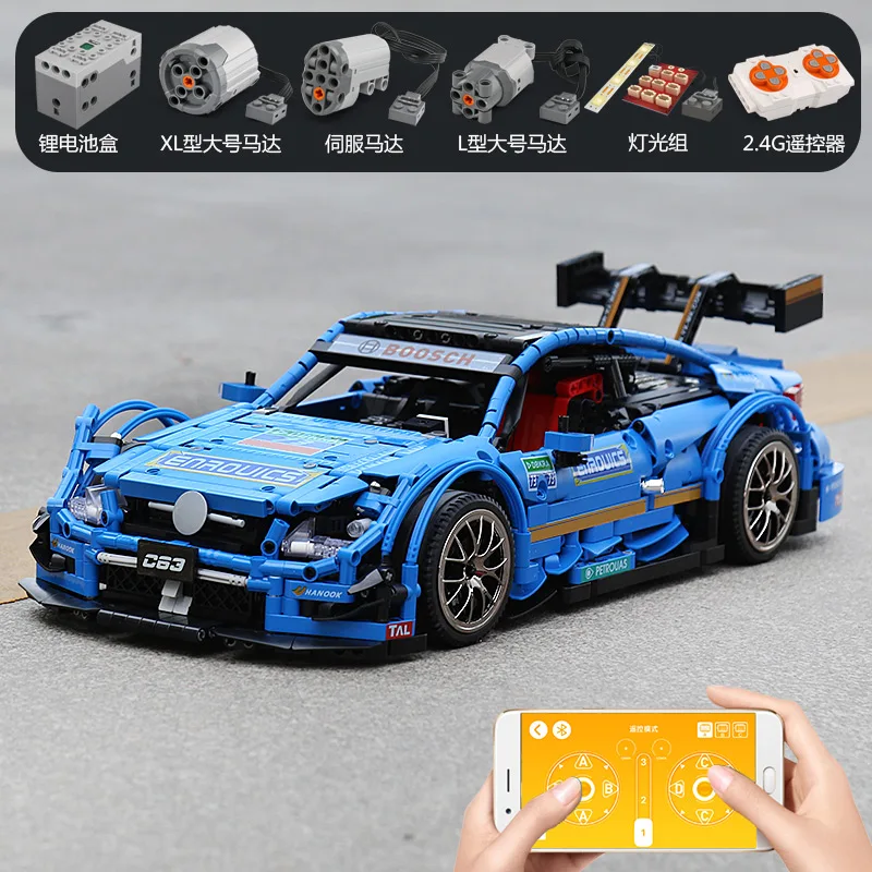 Серия C63 technology 13073 1970 шт. совместимый с Legoinglys MOC 6687 приложение для программирования