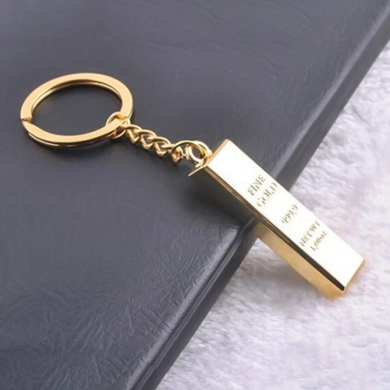 Изысканные автомобильные брелоки, аксессуар, золотистый брелок для ключей, золотые брелоки, Модные подвесные брелоки