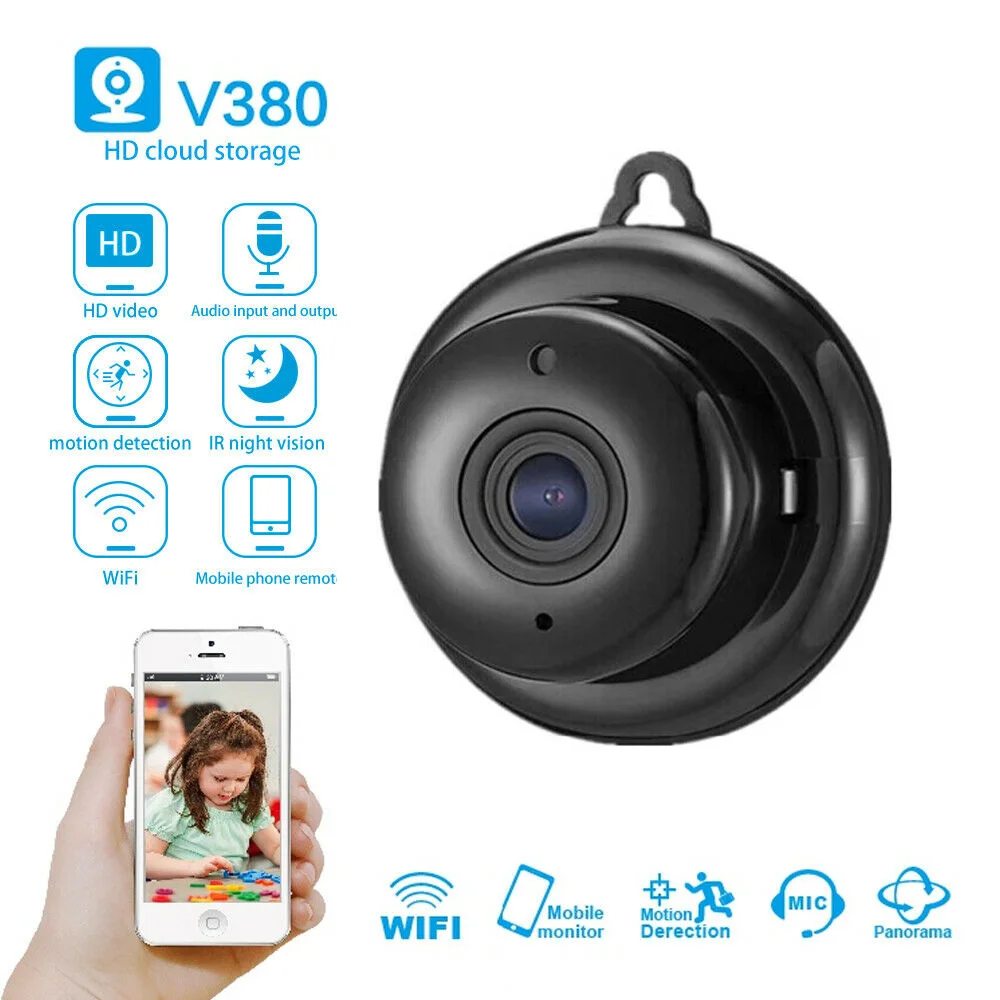 HD 1080P Wifi мини камера беспроводная IP Домашняя безопасность домашняя видео