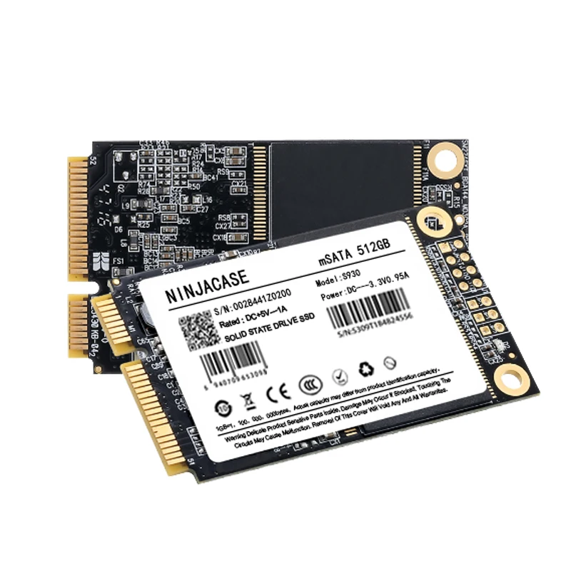 NINJACASE mSATA SSD 128gb 256gb 512GB mSATA SSD 1TB 2TB HDD For computer 3X5 Internal Solid State h