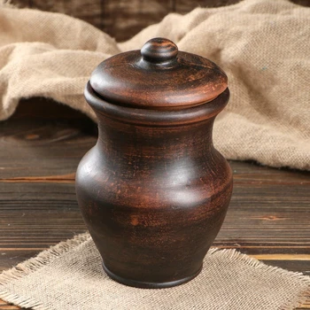 

Jug "Low Krynochka" with lid, smooth, 1.5 l